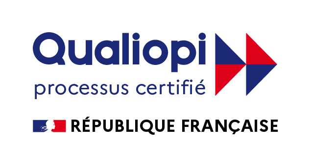 Logo Officiel QUALIOPI - La certification Qualité QUALIOPI a été délivrée au titre de la catégorie d'actions suivante : Actions de formation